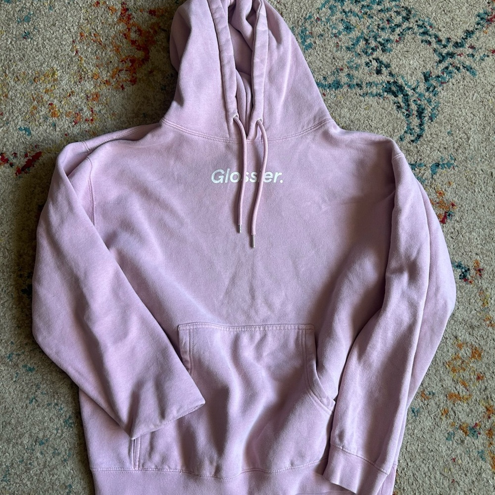 Glossier OG Pink Hoodie